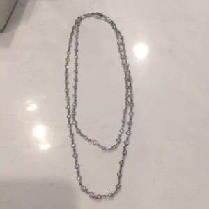 Diamonds by the yard necklace (cz)